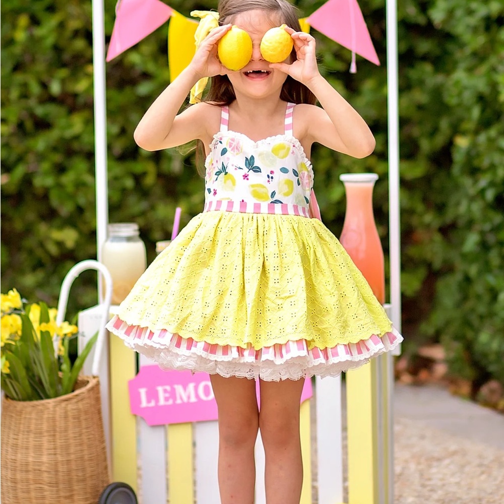 Bitty Bundles of Joy Pink Lemonade Dress
